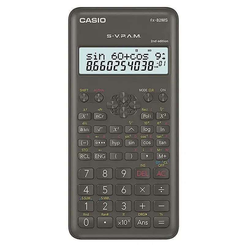 Calculadora científica FX-82MS-E2-BK-Casio
